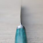 matsutani-s170-vg10-skg-1-4 增谷訓生 三德 170mm VG10鋼 鎚目大馬士革 雪華 綠柄