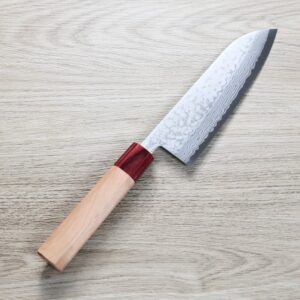 matsutani-santoku-vg10w 增谷訓生 三德刀 170mm VG10鋼 彩流 和柄