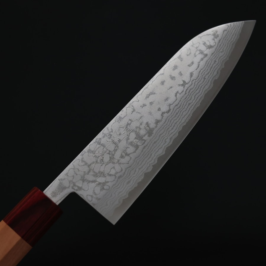 matsutani-santoku-vg10w-5-1 增谷訓生 三德刀 170mm VG10鋼 彩流 和柄