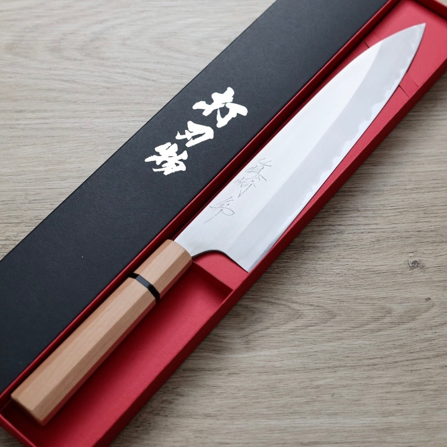 真崎直樹 牛刀 240mm 白二鋼