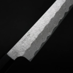 藍包丁 x 二唐刃物 筋引 240mm SG Strix粉末HSS鋼 鎚目大馬士革
