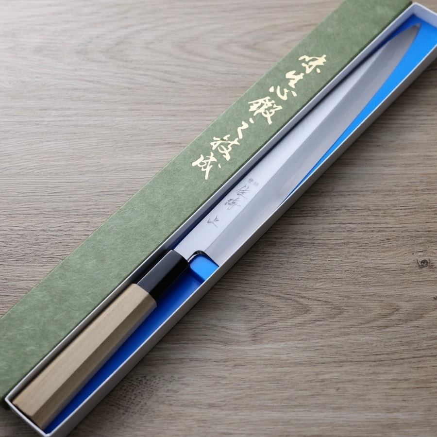 佐海 江渕x清水 將 柳刃 270mm 白紙鋼:圖片 2