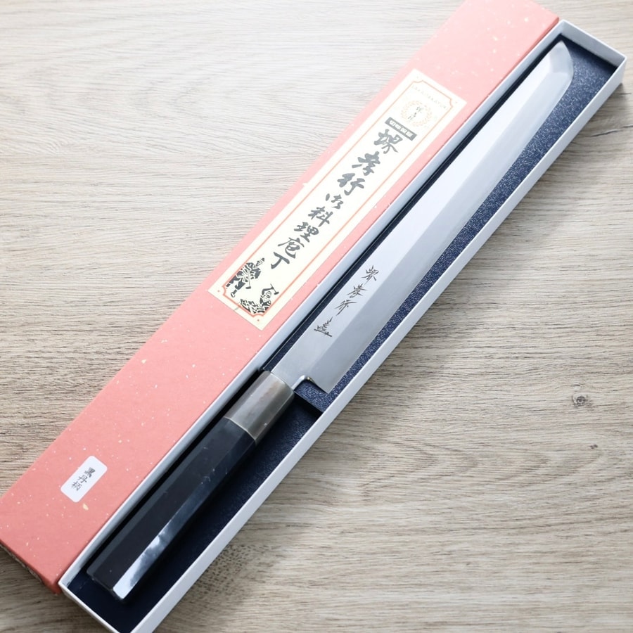 堺孝行 先丸蛸引 270mm 銀三鋼 黑檀柄:圖片 2