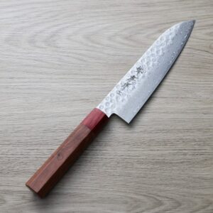 堺孝行 和三德 180mm AUS10鋼 45層鎚目大馬士革