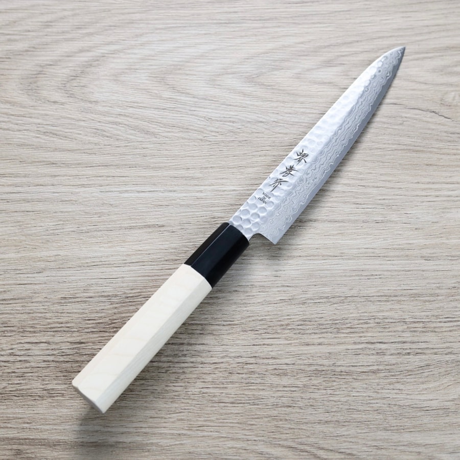 sakaity-07251-1 堺孝行 和蔬果 150mm AUS10鋼 45層鎚目大馬士革