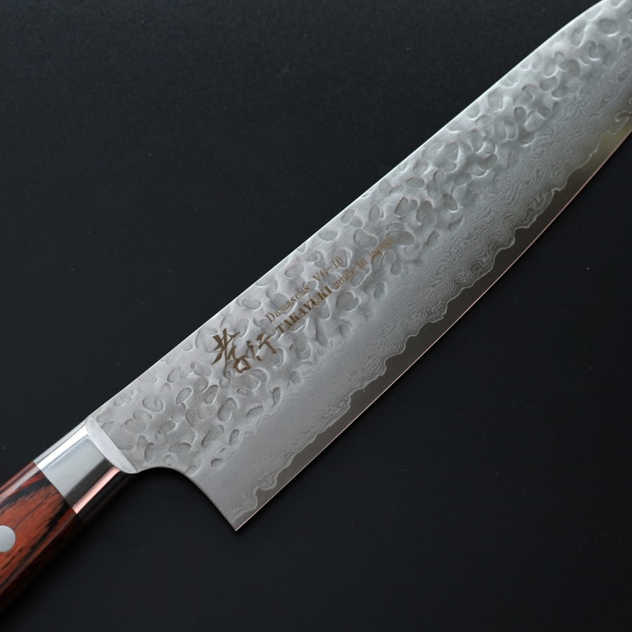 堺孝行 牛刀 210mm VG10鋼 33層鎚目大馬士革 洋柄