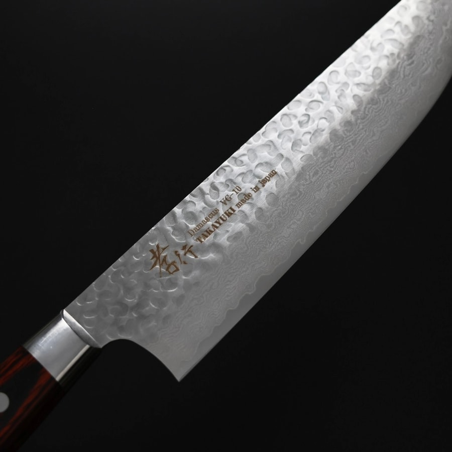 堺孝行 肉刀 210mm VG10鋼 33層鎚目 大馬士革 洋柄:圖片 5