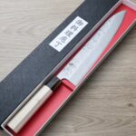saku-gen-g240sw-2 作SAKU 研 牛刀 240mm 瑞典鋼 和紙地 大馬士革