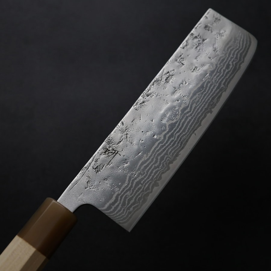 作SAKU 研 菜切 165mm<br>瑞典鋼 和紙地 大馬士革:圖片 5