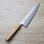 作SAKU 壱 牛刀 210mm 440C鋼 鎚目大馬士革