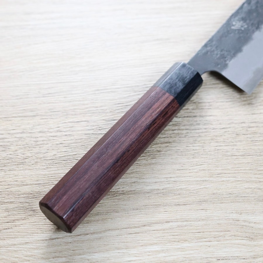 作SAKU 壱 牛刀 240mm 青紙超級鋼 黑打:圖片 4