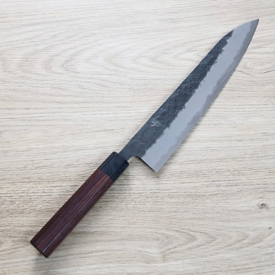作SAKU 壱 牛刀 240mm 青紙超級鋼 黑打