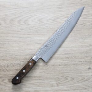作SAKU 壱 牛刀 270mm AUS8鋼 鎚目