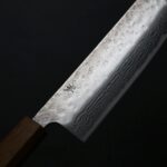 作SAKU 壱 菜切 165mm 440C鋼 鎚目大馬士革