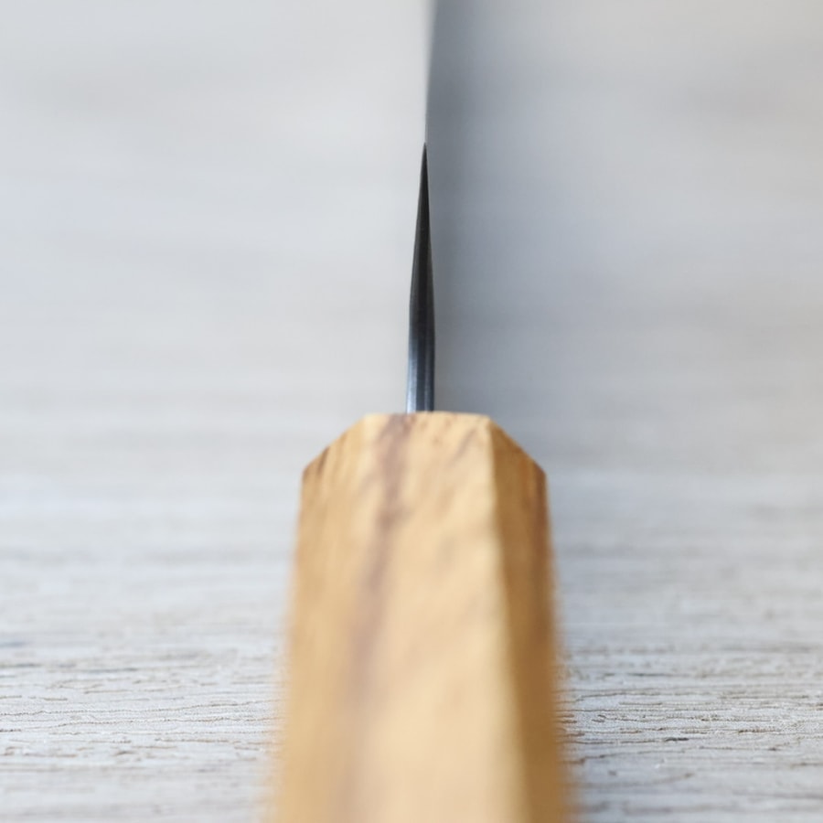 saku-ichi-p150-440c-4 作SAKU 壱 蔬果 150mm 440C鋼 鎚目大馬士革