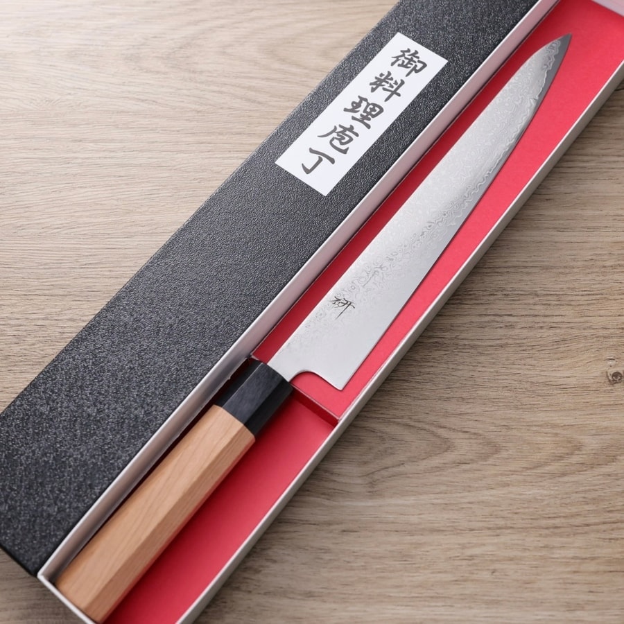 saku-ichi-sj240-vg10kd-2 作SAKU 研 筋引 240mm VG10鋼 大馬士革