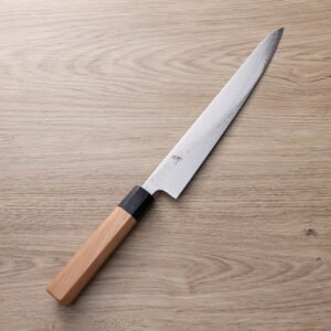 saku-ichi-sj240-vg10kd 作SAKU 研 筋引 240mm VG10鋼 大馬士革