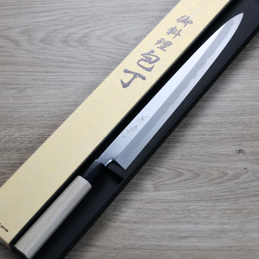 田中義一 柳刃 330mm 白紙鋼/付鞘:圖片 2