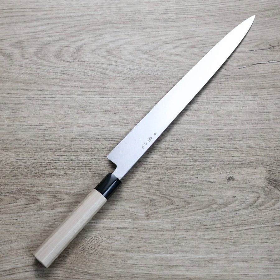 田中義一 柳刃 330mm 白紙鋼/付鞘:圖片 3