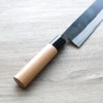 syukihiro-gyuto240-4 境志泰 火國 牛刀 240mm 白紙鋼 黑打
