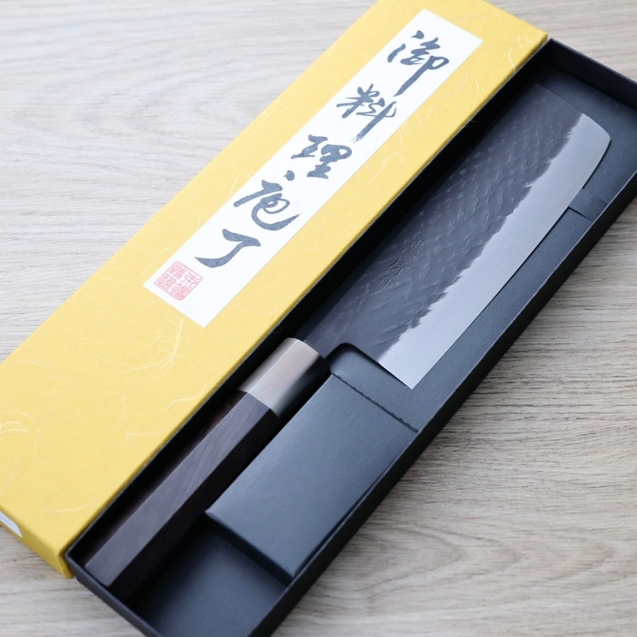 忠房 菜切 165mm SLD鋼 黑打:圖片 2