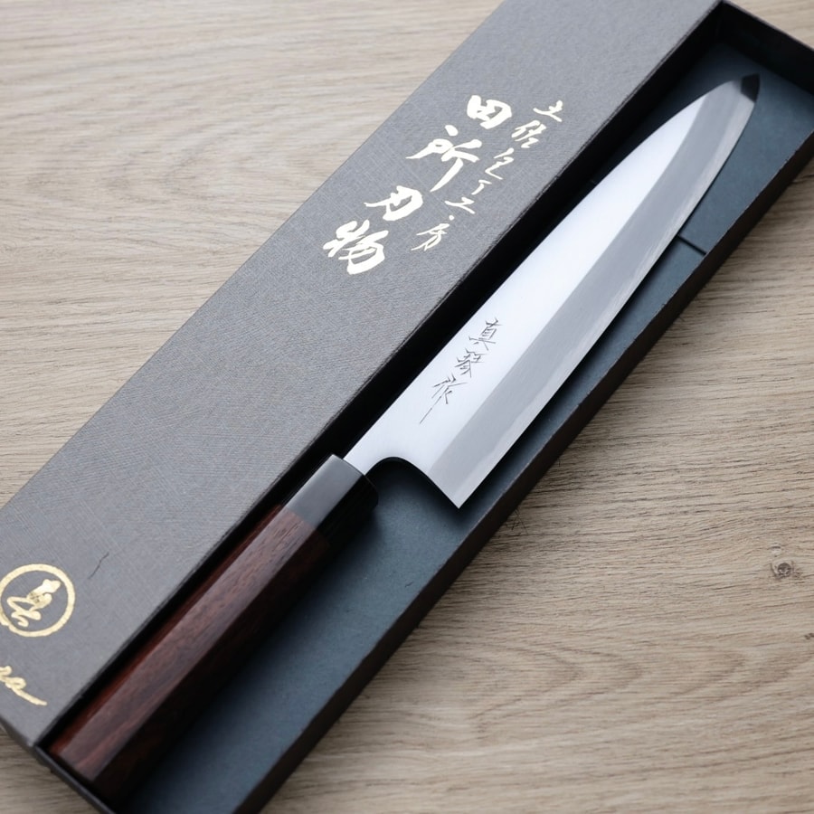 田所真琴 身卸出刃 240mm 白二鋼:圖片 2