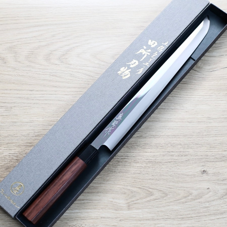 田所真琴 先丸蛸引 300mm 白紙鋼 鏡面:圖片 2