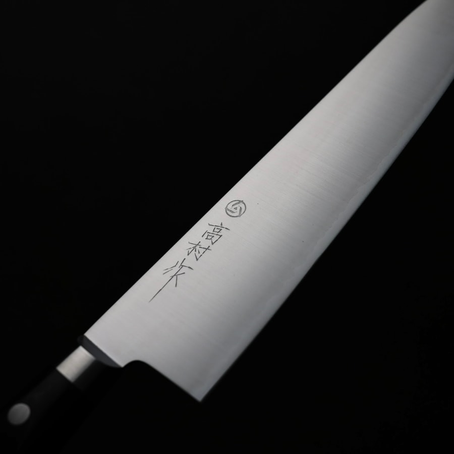 takamura-g210-vg10-p-5 高村刃物 牛刀 210mm VG10 磨