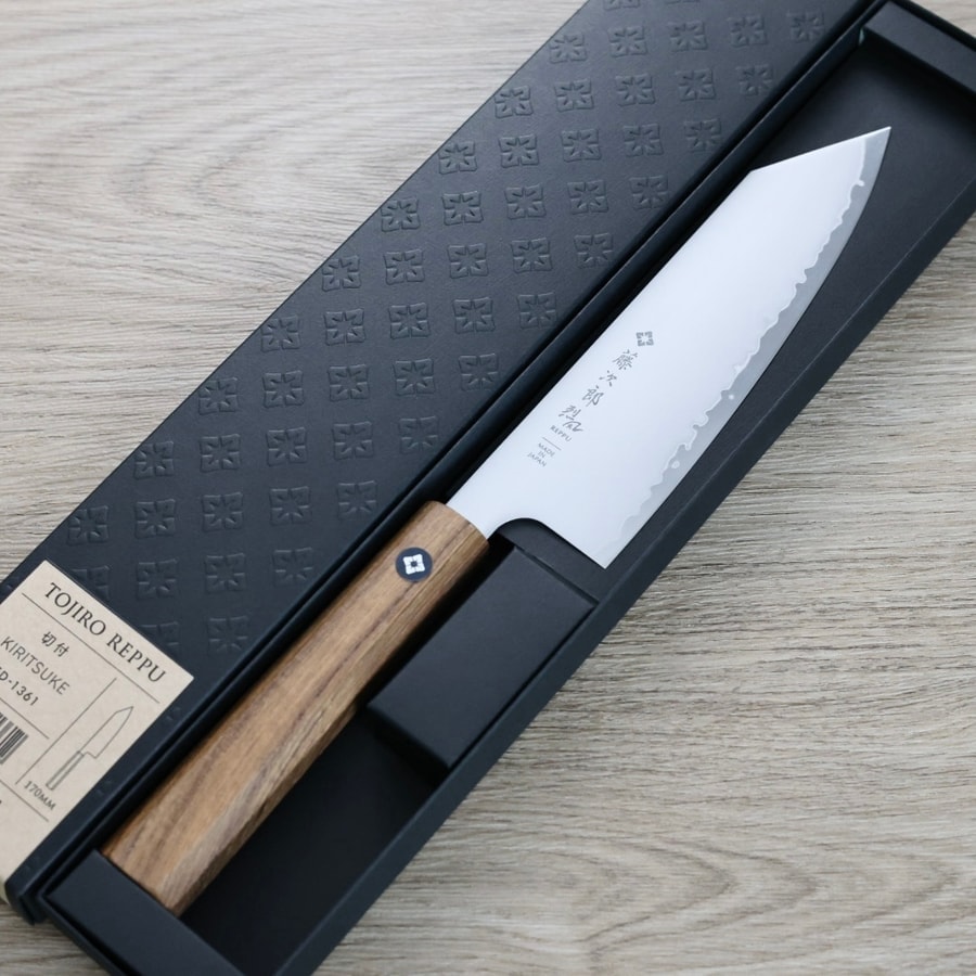 藤次郎 烈風 切付牛刀 170mm 粉末鋼:圖片 2