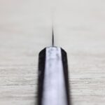 恆久 蔬果刀 80mm 白紙鋼 樫紫柄