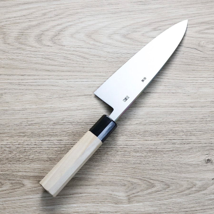 山脇刃物/鄉右馬允義弘 出刃 <br>180mm 銀三鋼:圖片 3