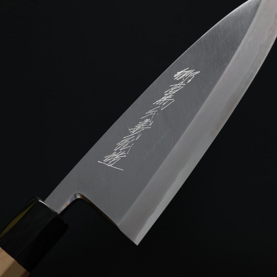 山脇刃物/鄉右馬允義弘 出刃 <br>180mm 銀三鋼:圖片 6