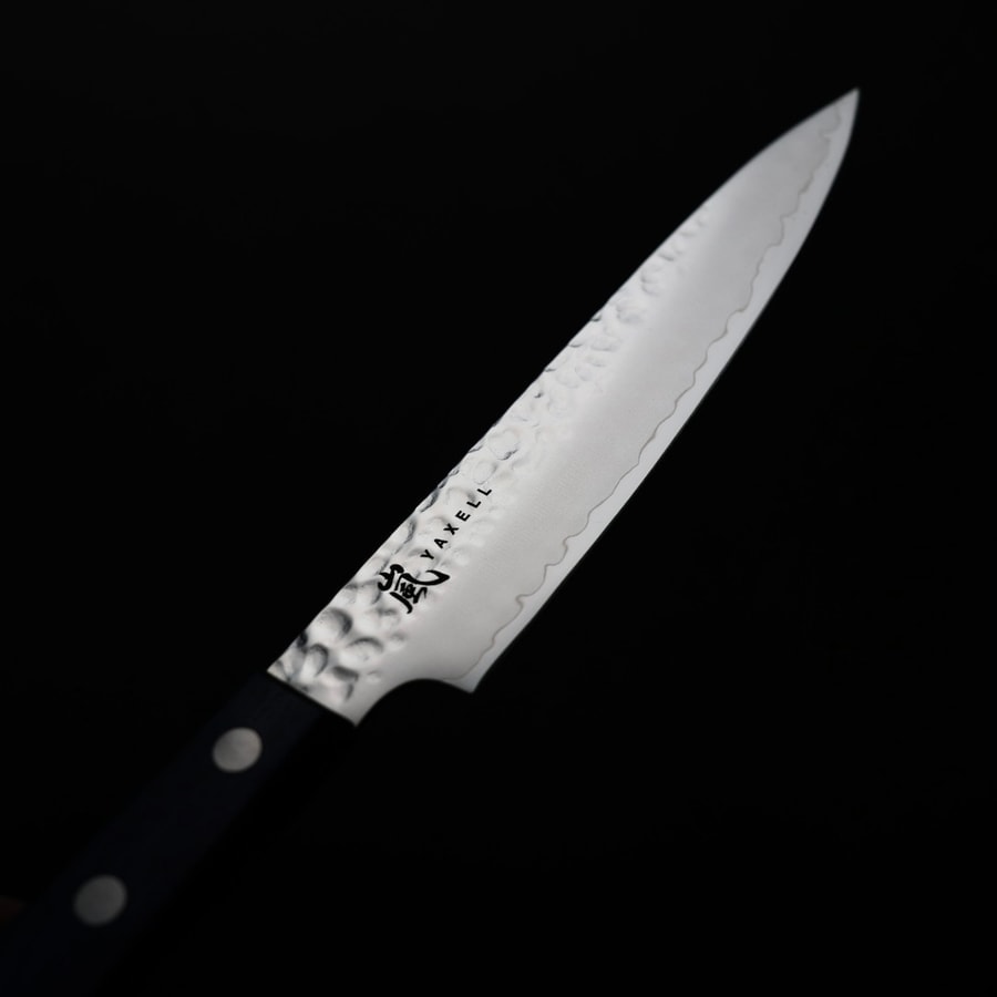 YAXELL 嵐 蒼之風 蔬果刀 130mm AUS10 鎚目:圖片 4