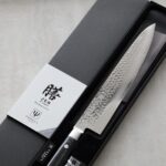 yaxell-zen255-3-1 YAXELL 膳 牛刀 255mm VG10 槌目