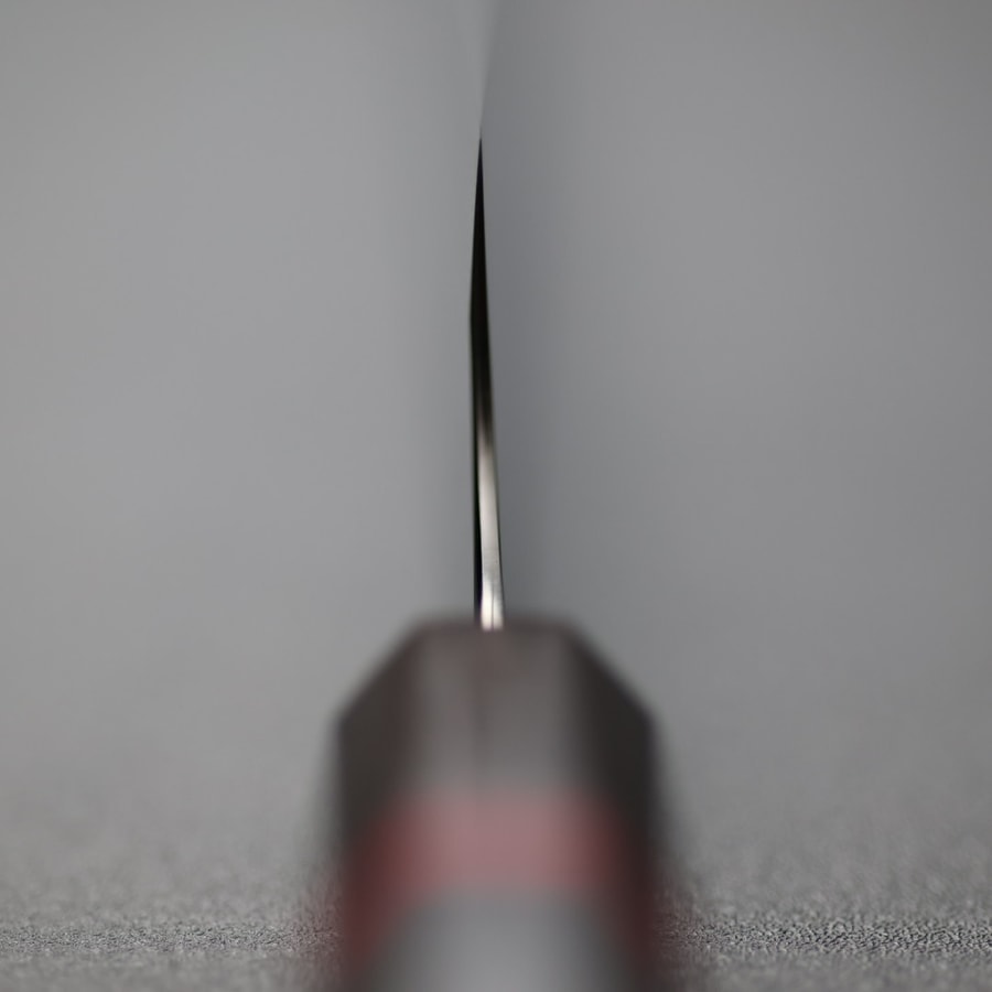 世界首發 安立打刃物 粹狂 單刃筋引 270mm VG10 大馬士革 活動限定柄:圖片 4
