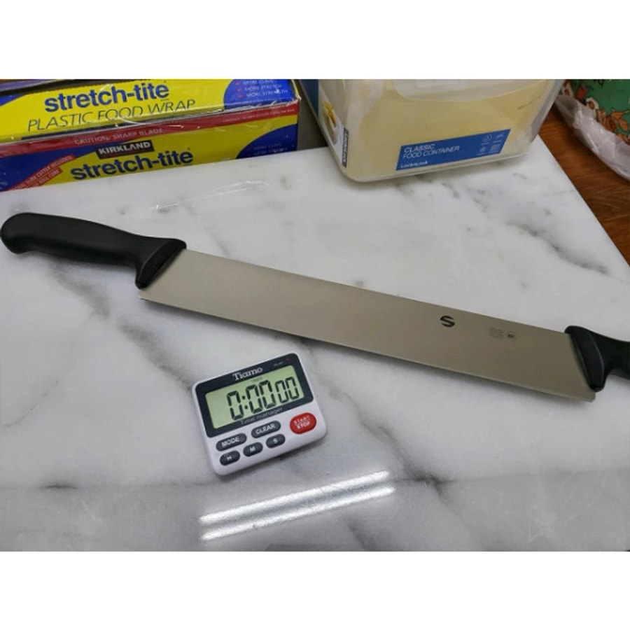SUPRA雙把手奶油起司刀330mm 黃色 大奶油刀 起司刀:圖片 2