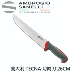 TECNA 專業屠夫切肉刀 260mm 紅
