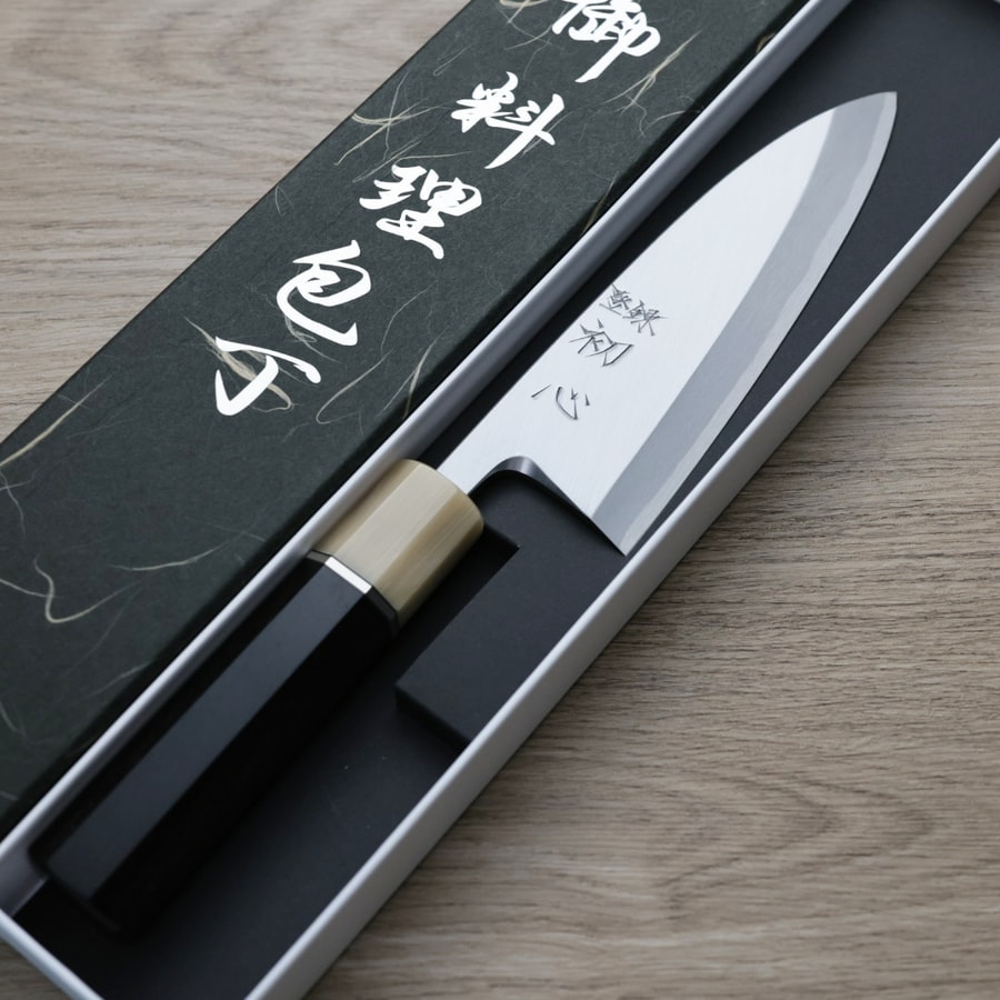 初心 白鷺 出刃 150mm 白二鋼:圖片 2