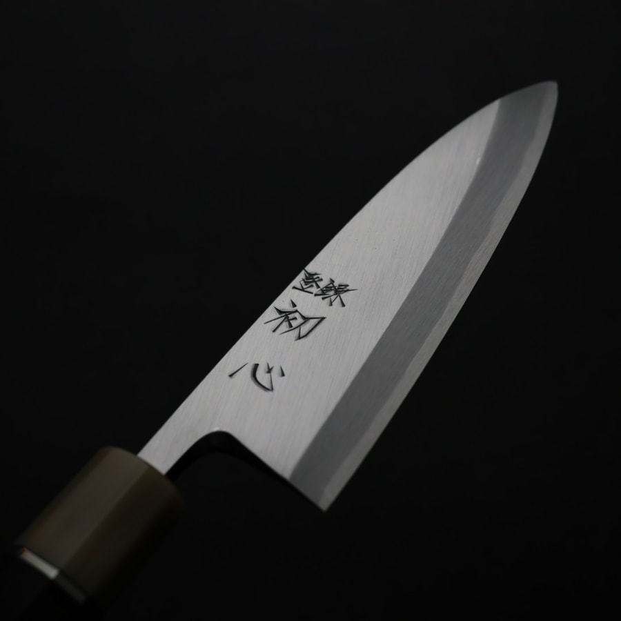 初心 白鷺 出刃 150mm 白二鋼:圖片 5
