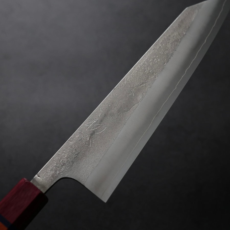 初心x吉金刃物 切付牛刀<br>210mm SKD高速鋼 梨地:圖片 6