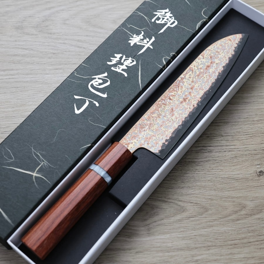 初心 火鳥 三德 180mm 有色青紙鋼:圖片 2