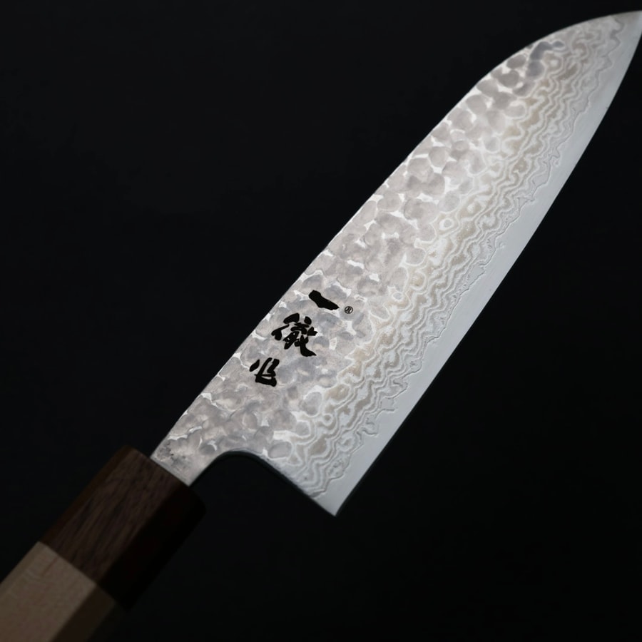 一徹 三德 240mm 銀三鋼 鎚目大馬士革:圖片 5