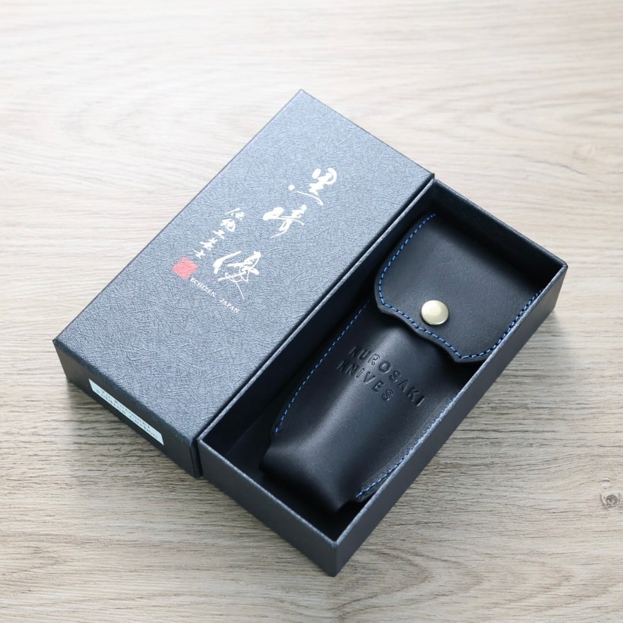 黑崎優 折疊刀 100mm 黑染 SG2粉末HSS鋼 碳纖維/付皮套:圖片 2