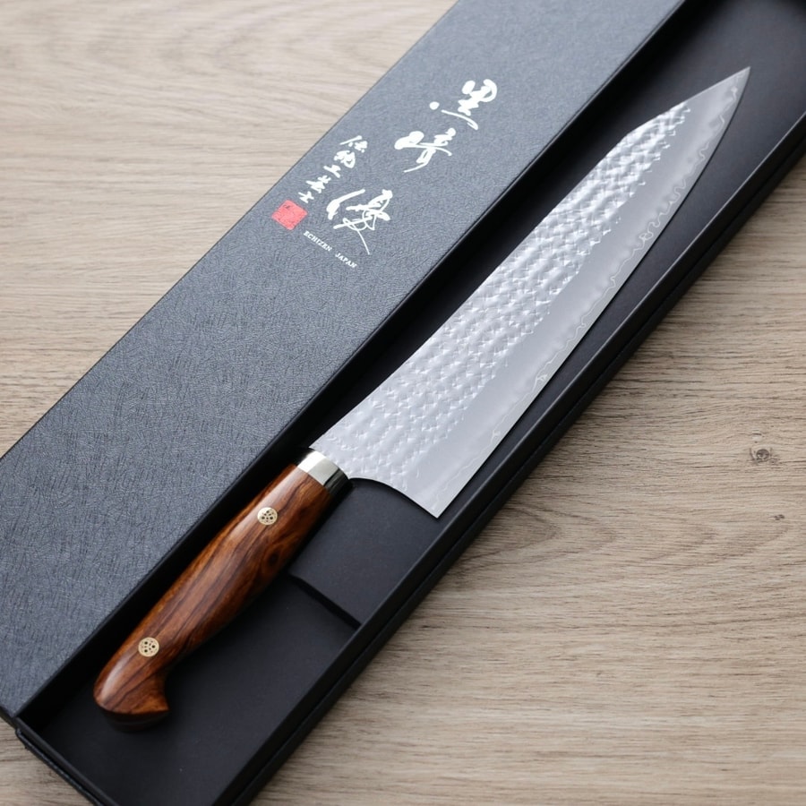 黑崎優 閃光 牛刀 240mm SG2<br>粉末HSS鋼 沙漠鐵木:圖片 2