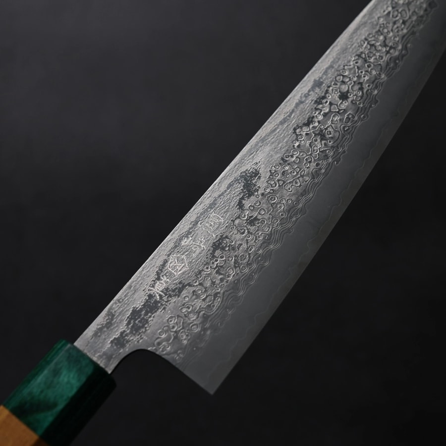 黑崎真 木靈 牛刀 210mm<br>VG10W鋼 大馬士革:圖片 5