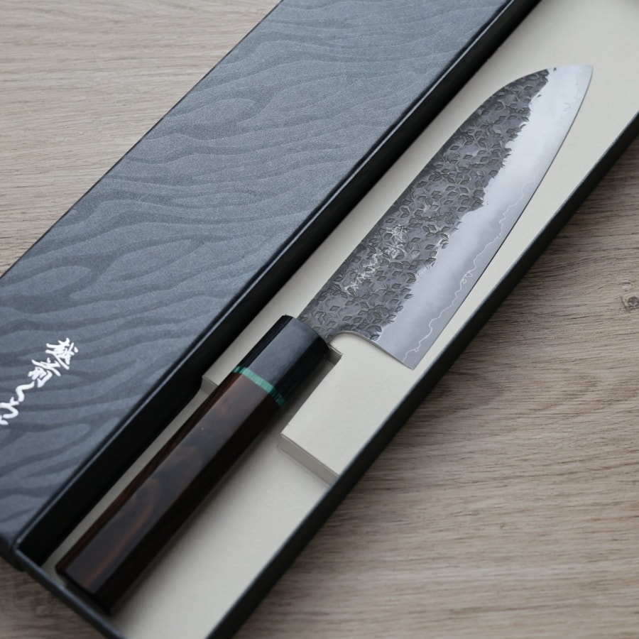 黑崎真 森之賢者 三德刀 170mm SG Strix鋼:圖片 2