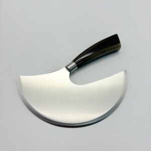 sa-6001c-fix SALADINI 頂級手工SALADINI SELLAIO單手柄半月刀190mm 白牛角 香菜刀 半月刀 單手柄半月刀