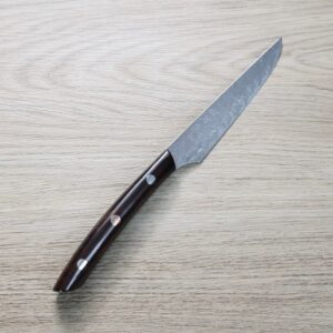佐治武士 牛排刀 R2<br>鑽石大馬士革 沙漠鐵木