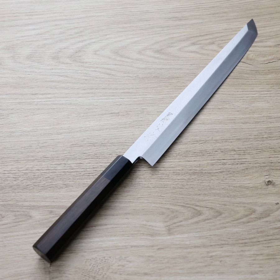 佐海 中川打刃物x清水將史<br>先丸柳刃 270mm 銀三鋼
