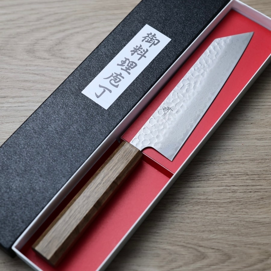 作SAKU 研 文化 170mm 銀三鋼 大馬士革鎚目:圖片 2
